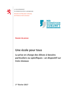 Dossier de presse