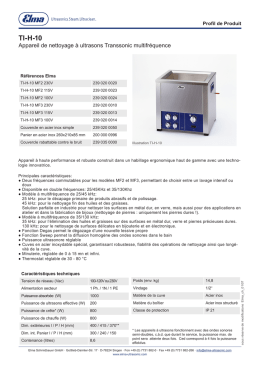 TI-H-10 - ELMA Ultrasonic
