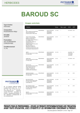 baroud sc - Phyteurop