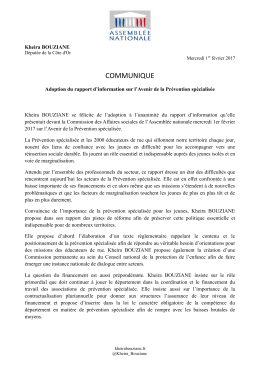 communique - Le Bien public