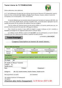 TENNIS CLUB de FONBEAUZARD