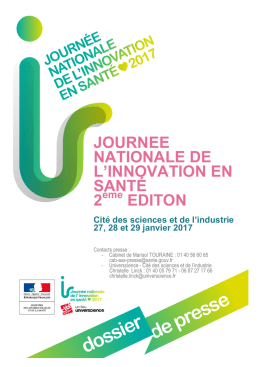 journee nationale de l`innovation en sant&eacute; 2 editon