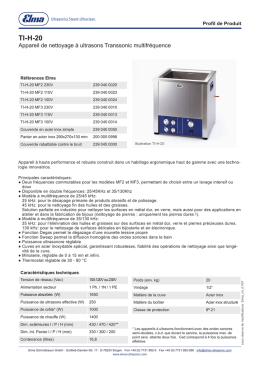 TI-H-20 - ELMA Ultrasonic