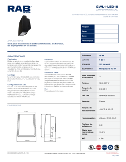 GWL1-LED15 - RAB Design