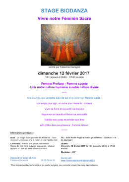 f&eacute;minin sacr&eacute;