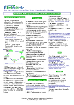 Babytwit Newletter janvierV4 - Abul&Eacute;du-fr