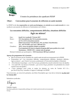 Convocation - FEESP-CSN