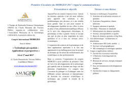 1ere_Circulaire Congr&egrave;s MORGEO 2017