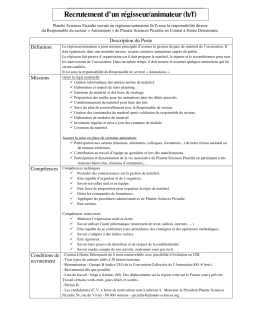 R&eacute;gisseur_Animateur (h-f)