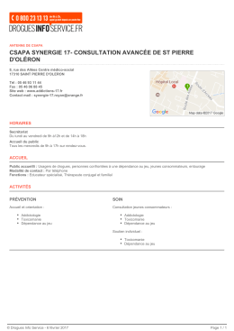 csapa synergie 17- consultation avanc&eacute;e de st pierre d`ol&eacute;ron