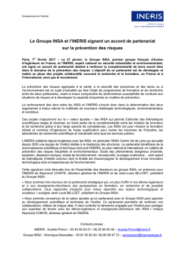 Le communiqué de presse