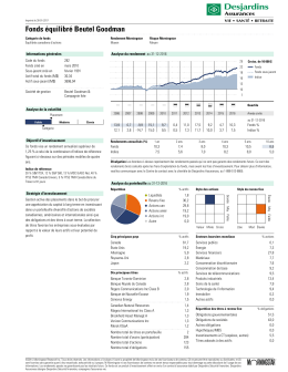 Fonds &eacute;quilibr&eacute; Beutel Goodman