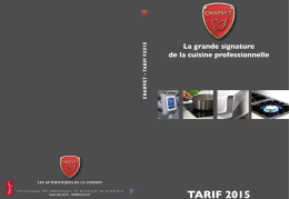 tarif 2015