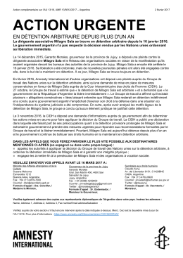 EN D&Eacute;TENTION ARBITRAIRE DEPUIS PLUS D`UN AN