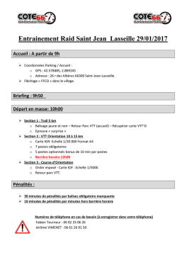 consigne de course