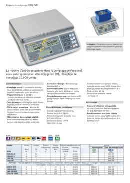 Le modèle d`entrée de gamme dans le comptage professionel, aussi