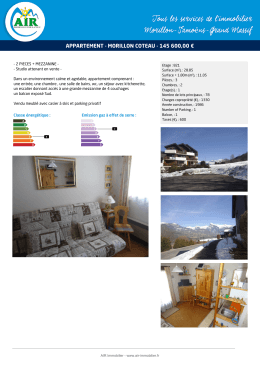 appartement - morillon - 144 000,00