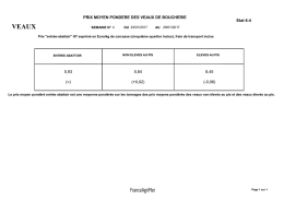 PRIX MOYEN PONDERE DES VEAUX DE - agri