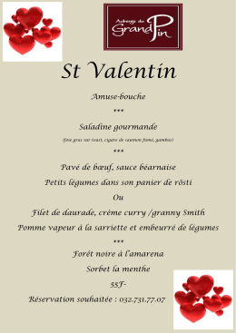 St Valentin - Auberge du Grand Pin