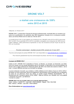 drone volt - Boursorama