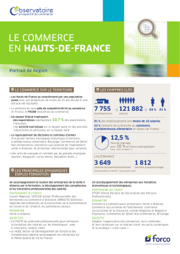 le commerce en hauts-de-france