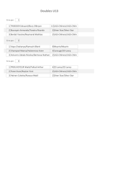 Doubles U13