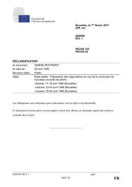 6289/96 DCL 1 pad DGF 2C Les délégations sont informées que le