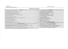 Mesures de carte scolaire