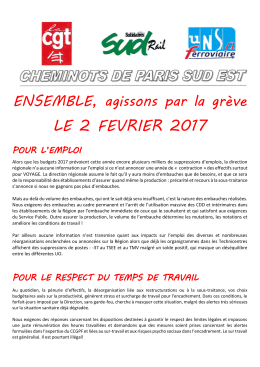 le 2 fevrier 2017