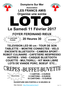 Télécharger l`affiche - Francs Amis