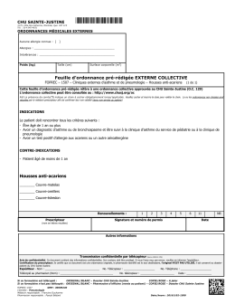 h&ocirc;pital ste-justine - CHU Sainte