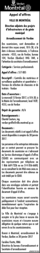 Appel d`offres
