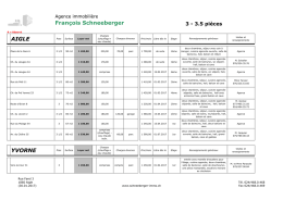 3 pièces - Agence Immobilière François Schneeberger