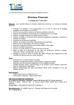 OFFRE D`EMPLOI