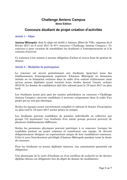 Concours inter-établissements de création d