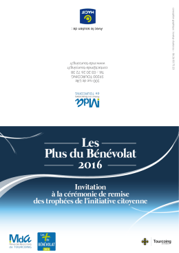 Les Plus du Bénévolat 2016