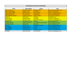 Responsable Poule Phase Championnat