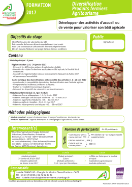 ouvrir la fiche descriptive  - Chambres d`Agriculture d`Ile