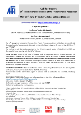 Call for Papers
