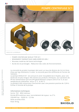 pompe centrifuge sc1