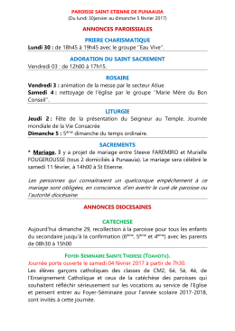 Les personnes qui connaitraient un quelconque emp&ecirc;chement &agrave; ce