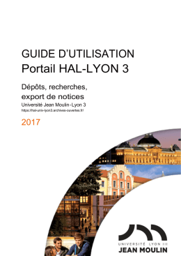 tutoriel de dépôt sur le portail HAL