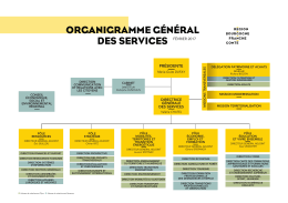 Organigramme de la région Bourgogne-Franche