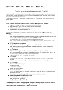Premi&egrave;re rencontre avec les parents, mode d`emploi !pdf