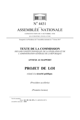 N° 4431 ASSEMBLÉE NATIONALE PROJET DE LOI