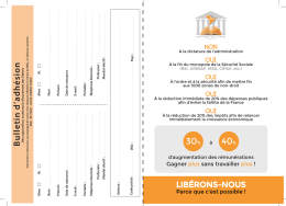 Tract du parti MDL - Le mouvement des libérés