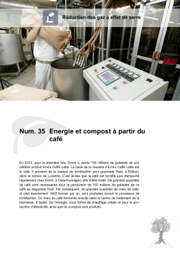 Num. 35 Energie et compost à partir du café