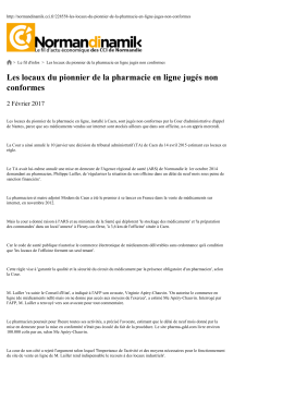 Les locaux du pionnier de la pharmacie en ligne