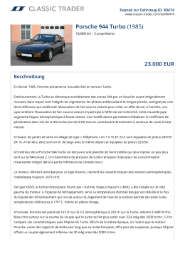 Porsche 944 Turbo (1985) 23.000 EUR