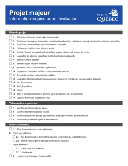 Information requise pour l`&eacute;valuation (PDF : 59 Ko)
